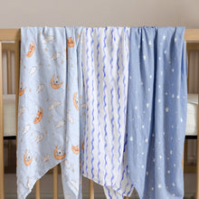 Load image into Gallery viewer, Muslin Swaddle Blankets Bamboo - 4 Types
