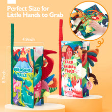 Load image into Gallery viewer, 2 PCS Soft Baby Books 0-6 Months
