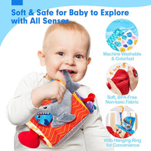 Load image into Gallery viewer, Montessori Baby Tissue Box Toy Marine Theme
