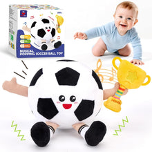 Load image into Gallery viewer, Baby Crawling Plush Toy - Soccer

