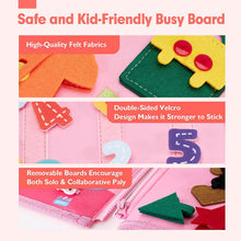 Load image into Gallery viewer, Toddler Busy Board for 2 Year Old Pink
