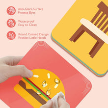 Load image into Gallery viewer, waterproof baby toys stimulation cards
