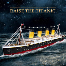 Load image into Gallery viewer, 3D Puzzles 34.6&quot; LED Titanic Ship - Hahaland
