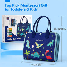 Load image into Gallery viewer, Toddler Busy Board for 1 2 3 Year Old - Dinosaur
