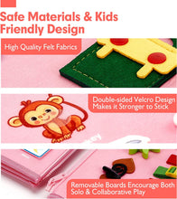 Load image into Gallery viewer, Busy Board Toddlers Travel Toys-Pink
