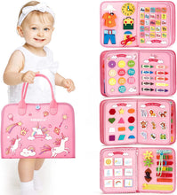 Load image into Gallery viewer, Busy Board Toddlers Travel Toys-Pink
