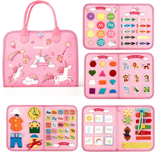 Load image into Gallery viewer, Busy Board Toddlers Travel Toys-Pink
