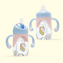 Load image into Gallery viewer, Sippy Cups with Spout &amp; Weighted Straw
