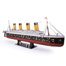 Load image into Gallery viewer, 3D Puzzles 34.6&quot; LED Titanic Ship - Hahaland
