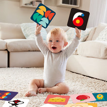 Load image into Gallery viewer, Baby Flash Cards Visual Stimulation Cards
